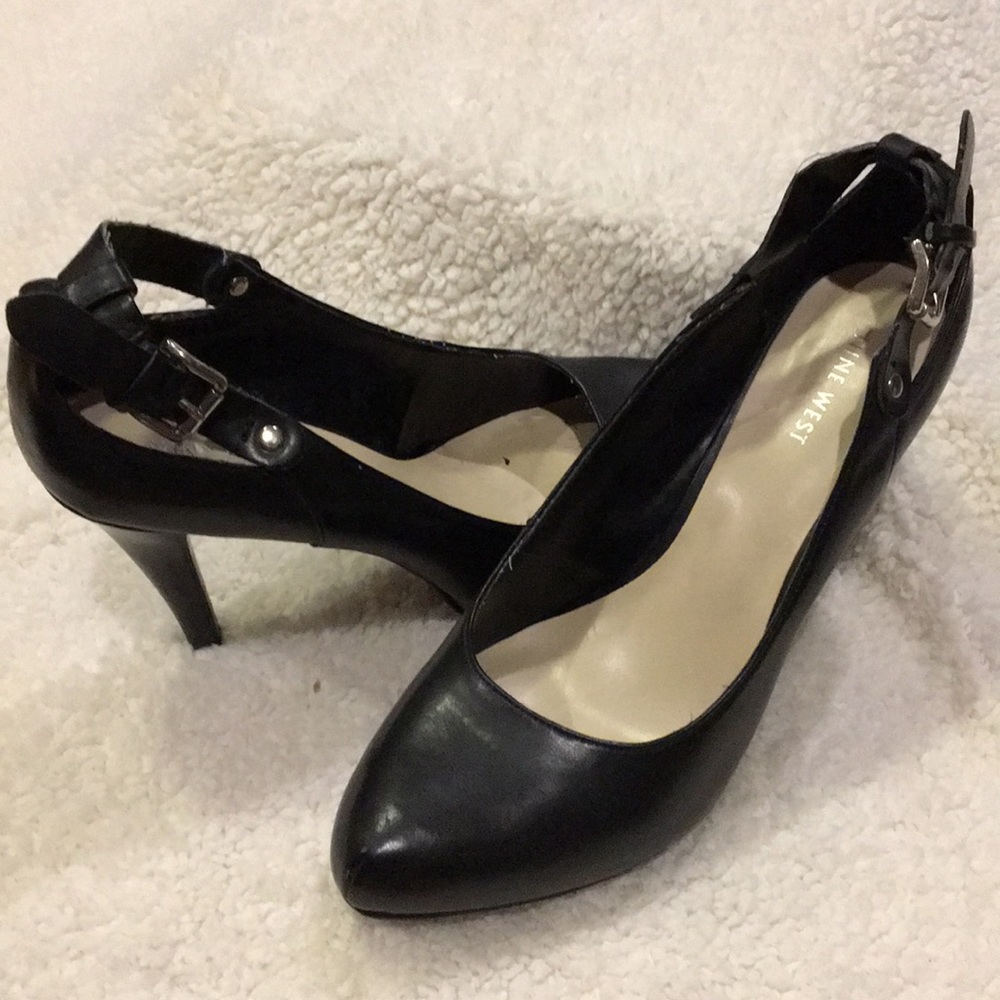 Nine West black heel